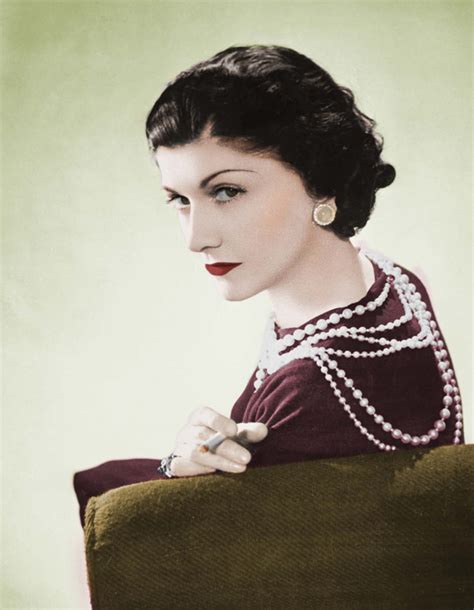 real photo of coco chanel.